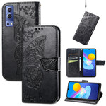 Custodia in pelle goffrata con supporto per Google Pixel 6 e vivo Y72 5G