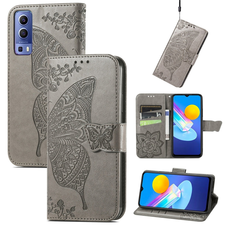 Custodia in pelle goffrata con supporto per Google Pixel 6 e vivo Y72 5G