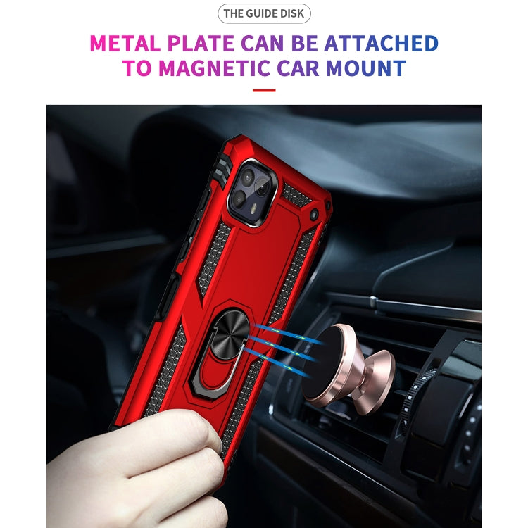 Custodia protettiva antiurto in TPU e PC con supporto girevole per Motorola Moto