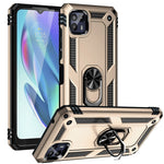 Custodia protettiva antiurto in TPU e PC con supporto girevole per Motorola Moto