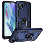 Custodia protettiva antiurto in TPU e PC con supporto girevole per Motorola Moto