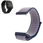 Cinturino in nylon con chiusura a strappo per Fitbit Versa