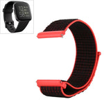 Cinturino in nylon con chiusura a strappo per Fitbit Versa
