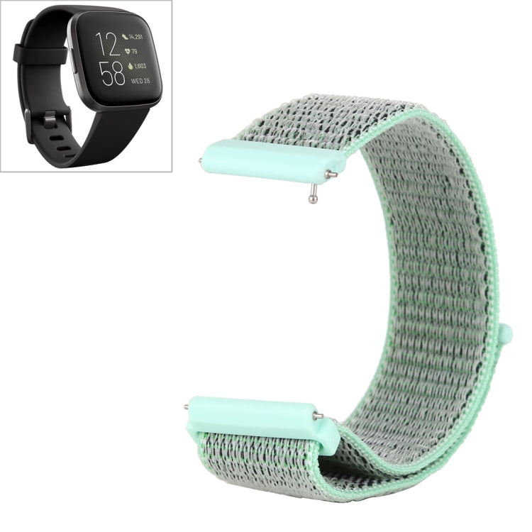 Cinturino in nylon con chiusura a strappo per Fitbit Versa