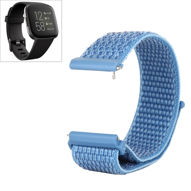 Cinturino in nylon con chiusura a strappo per Fitbit Versa