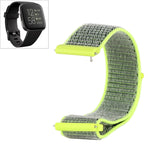 Cinturino in nylon con chiusura a strappo per Fitbit Versa