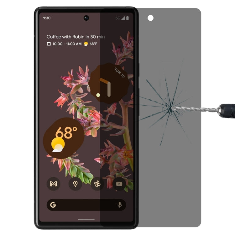 Pellicola vetro temperato privacy 9H per Google Pixel 6 e 5a 5G