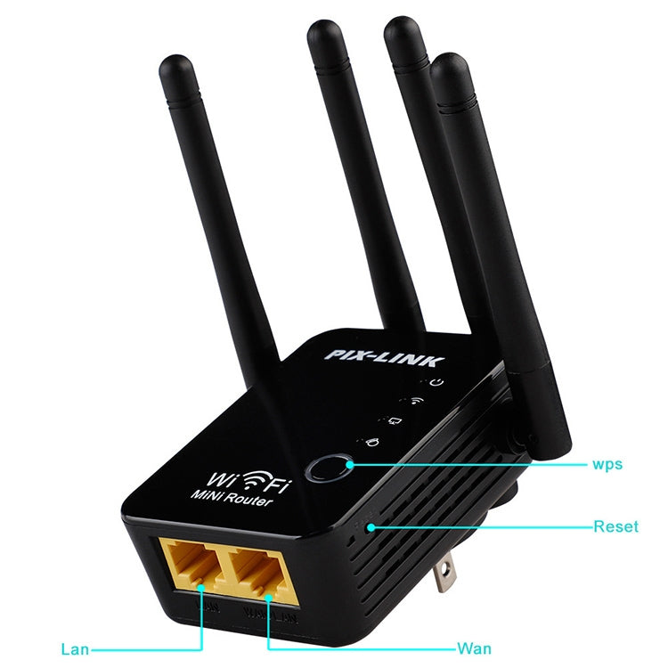 Ripetitore router wireless Smart WiFi con 4 antenne