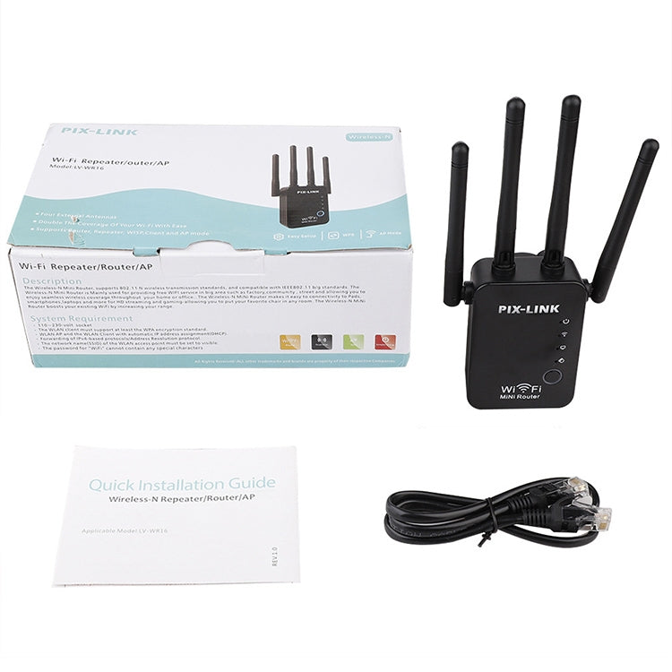 Ripetitore router wireless Smart WiFi con 4 antenne