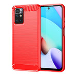 Custodia TPU fibra di carbonio per Xiaomi Redmi Note 11