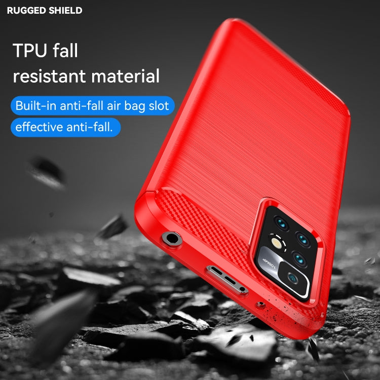 Custodia TPU fibra di carbonio per Xiaomi Redmi Note 11