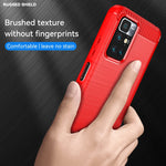 Custodia TPU fibra di carbonio per Xiaomi Redmi Note 11