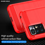 Custodia TPU fibra di carbonio per Xiaomi Redmi Note 11