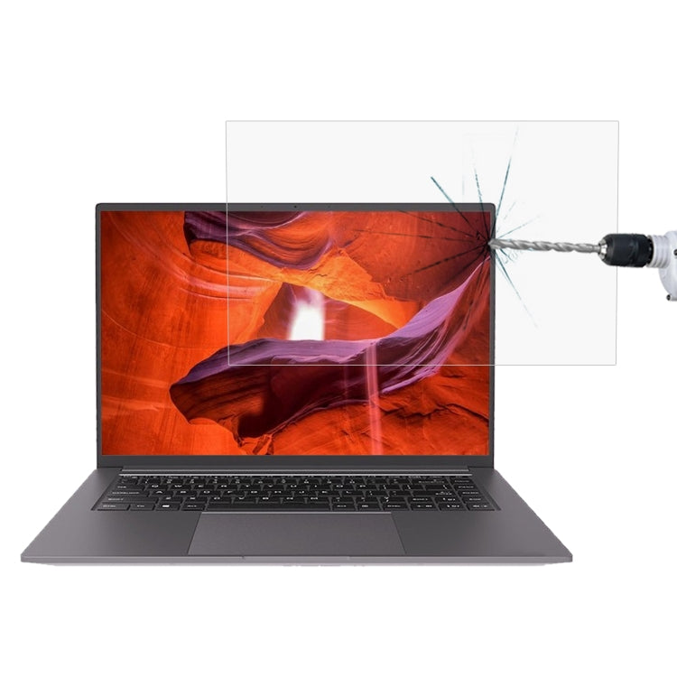 Pellicola vetro temperato 9H per laptop Asus X66 e Mechrevo F6 16