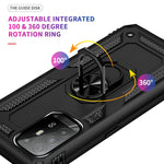 Custodia protettiva antiurto per OPPO Reno5 Z con supporto girevole a 360 gradi