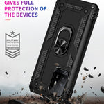 Custodia protettiva antiurto per OPPO Reno5 Z con supporto girevole a 360 gradi