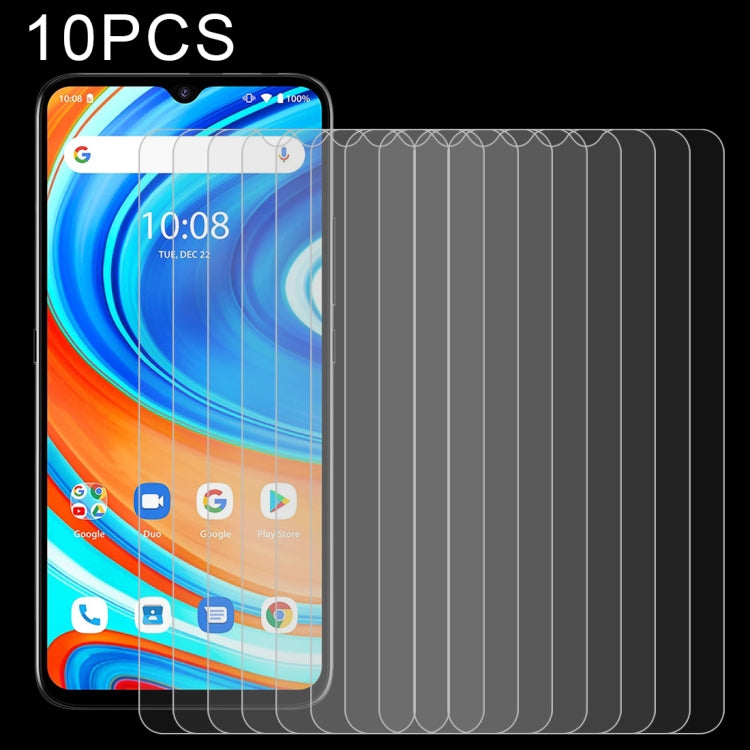 Pellicola vetro temperato 0,26 mm 9H per Umidigi A9 e A11 Pro Max 10 pezzi