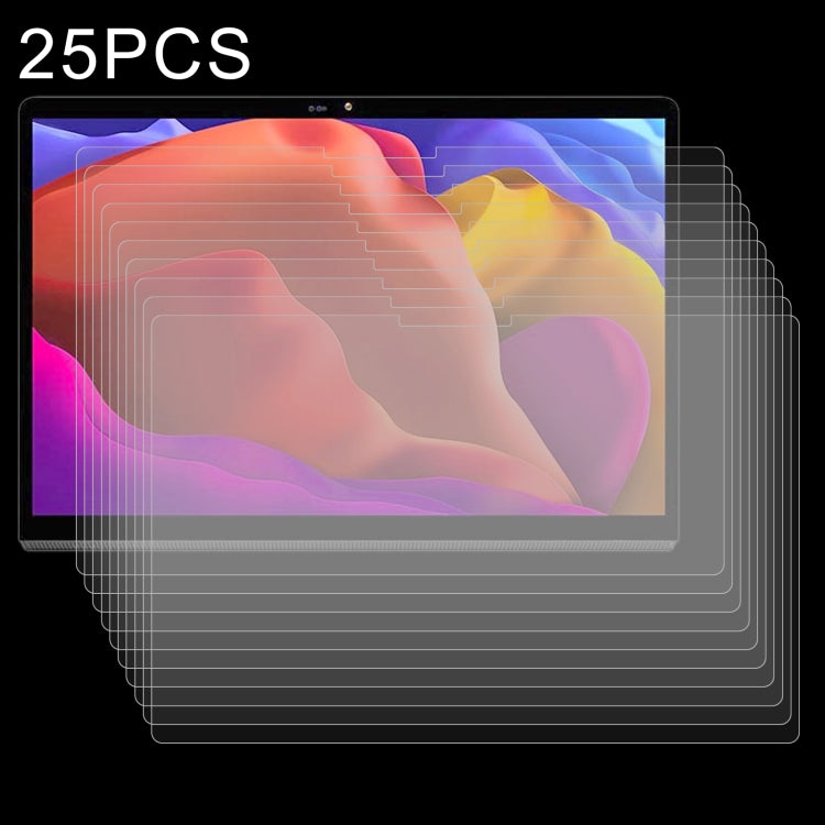 Pellicola vetro temperato 9H 2.5D per tablet modelli compatibili 25 pezzi