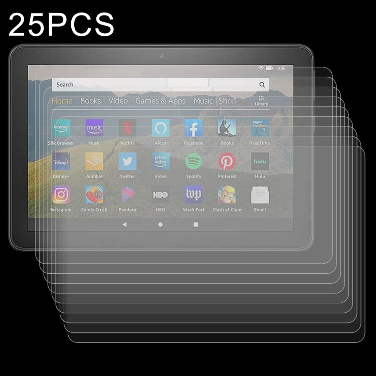 Pellicola vetro temperato 9H 2.5D per tablet modelli compatibili 25 pezzi