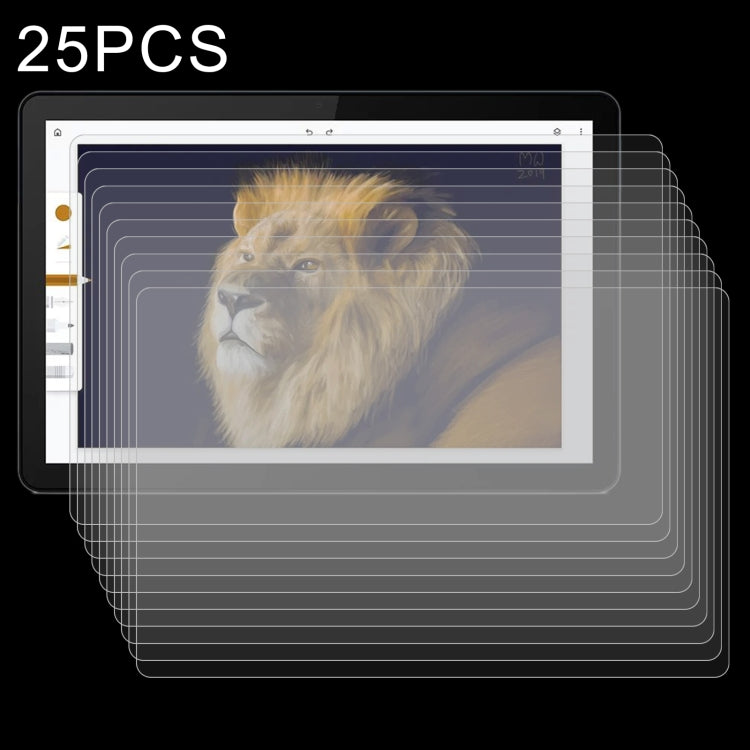 Pellicola vetro temperato 9H 2.5D per tablet modelli compatibili 25 pezzi