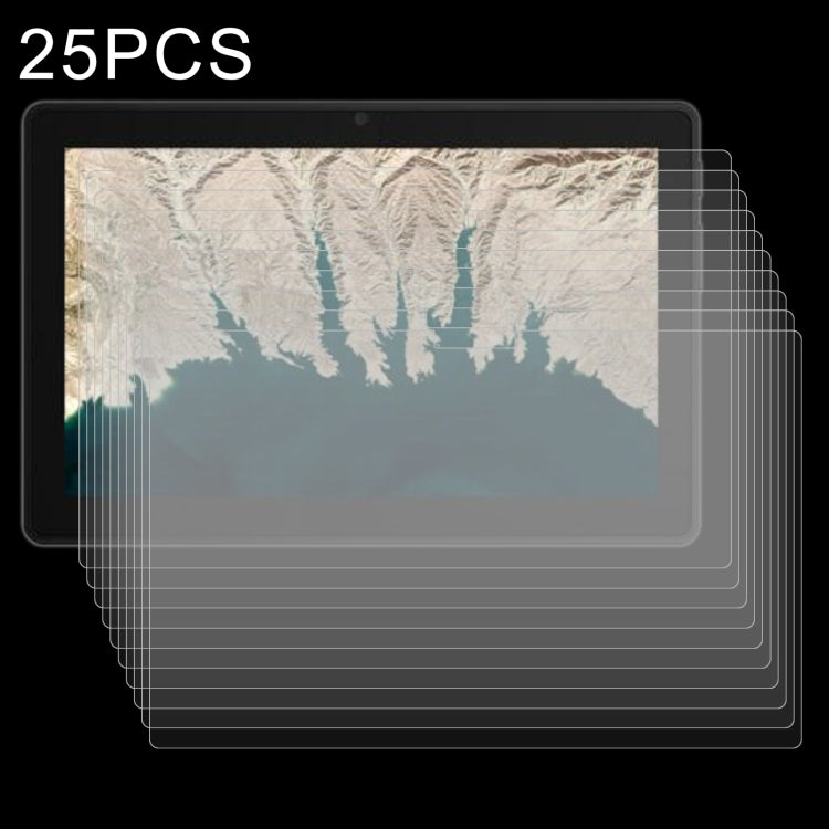 Pellicola vetro temperato 9H 2.5D per tablet modelli compatibili 25 pezzi