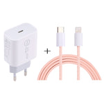 Caricabatterie da viaggio 20W USB-C PD con set cavi 1m