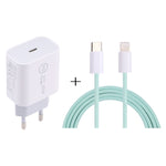 Caricabatterie da viaggio 20W USB-C PD con set cavi 1m