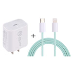Caricabatterie da viaggio 20W USB-C PD con set cavi 1m