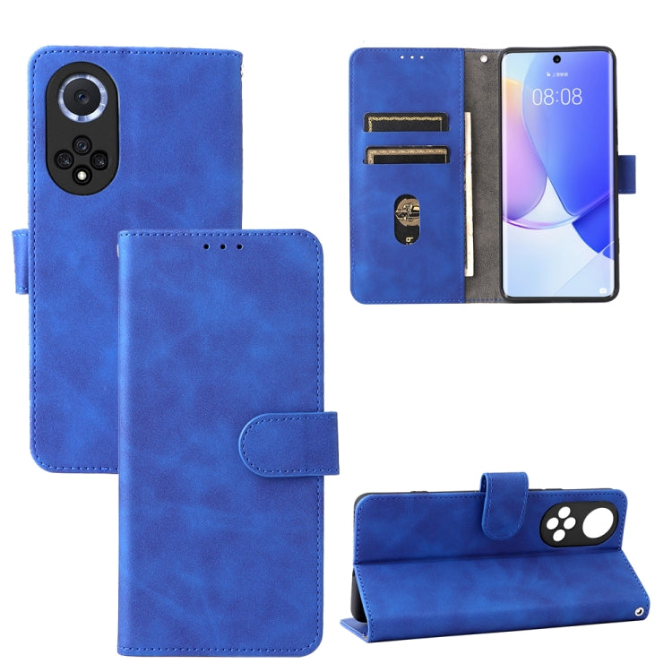 Custodia portafoglio in pelle con fibbia magnetica