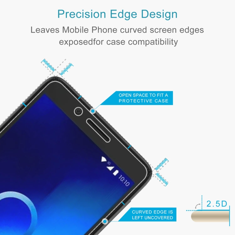 Pellicola in vetro temperato 9H per smartphone compatibili