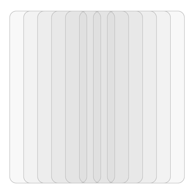 Pellicola vetro temperato 0,26 mm 9H per modelli compatibili (10 PCS)