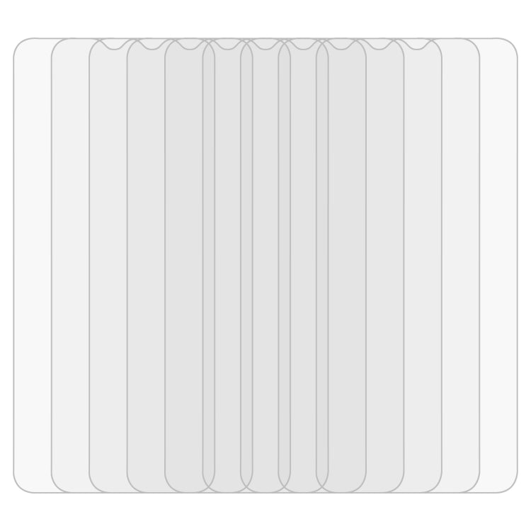 Pellicole in vetro temperato 0,26 mm 9H per modelli compatibili (10 pezzi)