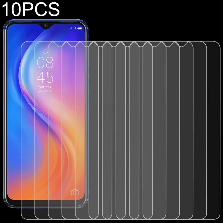 Pellicole in vetro temperato 0,26 mm 9H per modelli compatibili (10 pezzi)