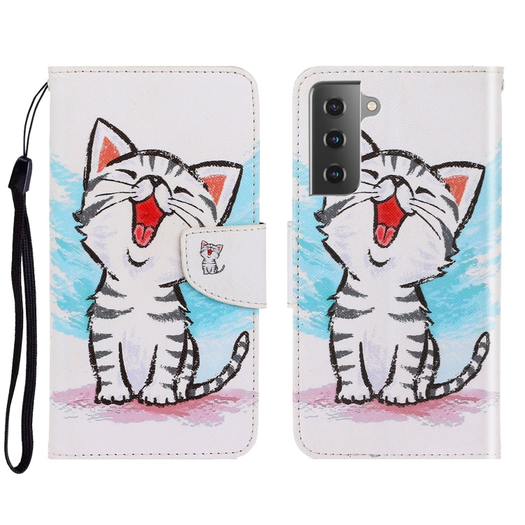 Custodia portafoglio in pelle per Samsung Galaxy S22 5G