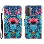 Custodia portafoglio in pelle per Samsung Galaxy S22+ 5G