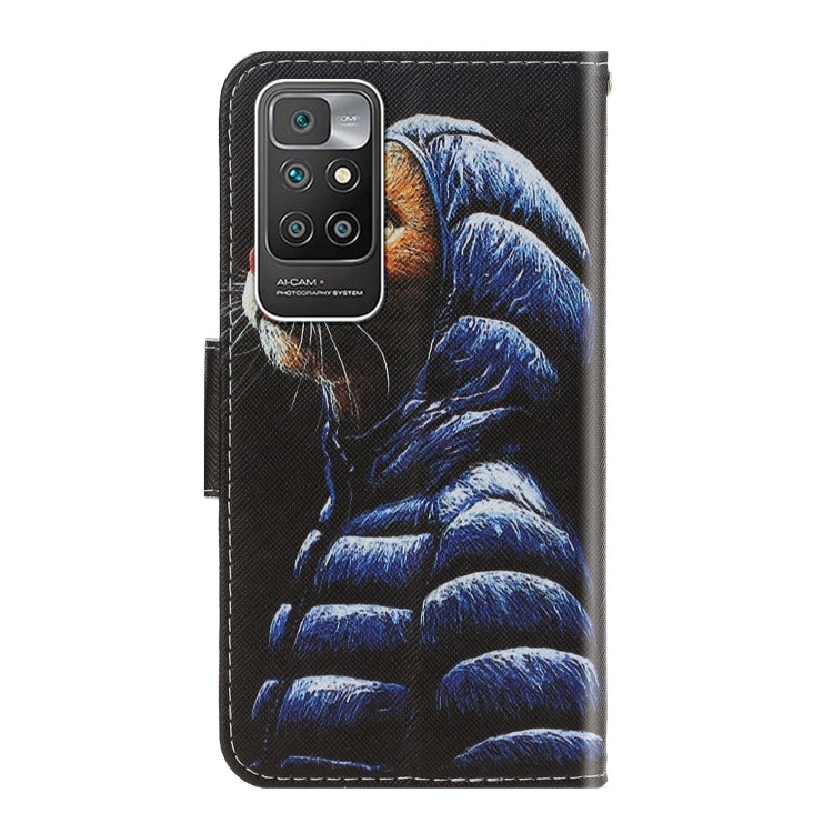 Custodia portafoglio in pelle con slot carte per Xiaomi Redmi 10