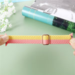 Cinturino in nylon intrecciato per Apple Watch regolabile