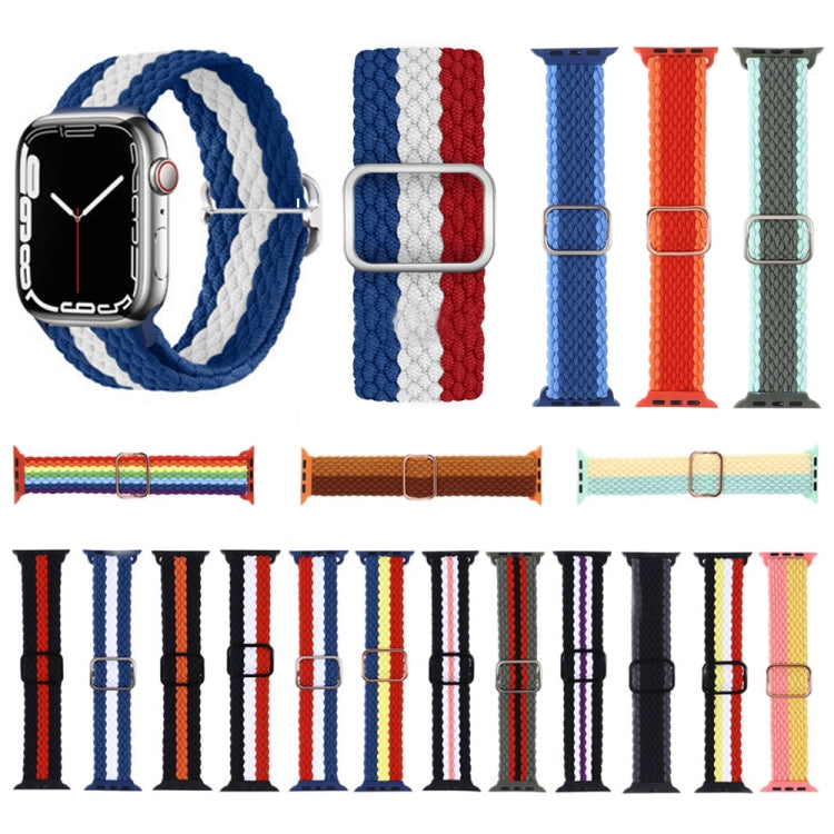 Cinturino in nylon intrecciato per Apple Watch regolabile