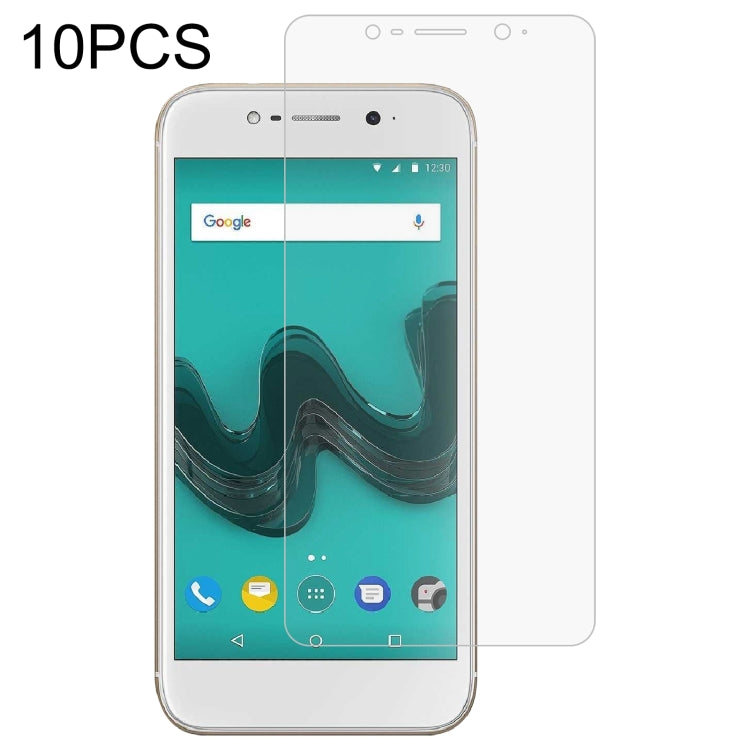 Pellicola vetro temperato 0,26 mm 9H per Wiko Wim Lite, Y51 e Y70 10 pezzi