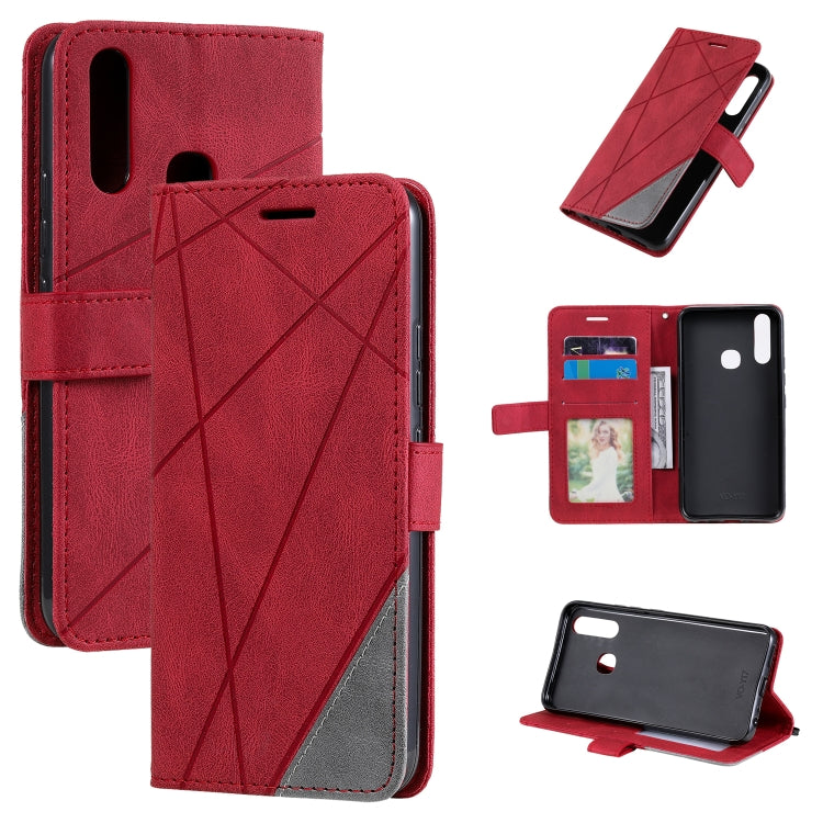 Custodia flip in pelle con giunzione orizzontale per vivo Y17 Y20 Y51 Y72 iQOO