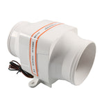 Ventola di scarico 4 pollici 12V a 6 pale in ABS