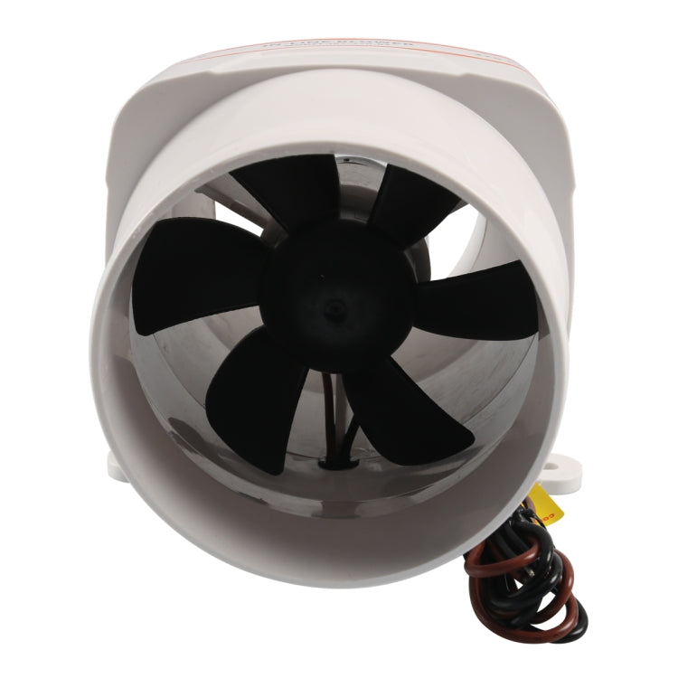 Ventola di scarico 4 pollici 12V a 6 pale in ABS