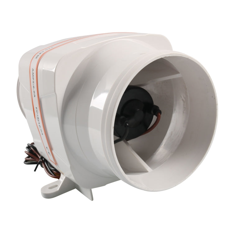 Ventola di scarico 4 pollici 12V a 6 pale in ABS