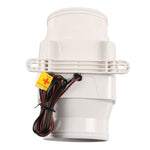 Ventola di scarico 4 pollici 12V a 6 pale in ABS