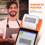 Stampante portatile POS con schermo HD 5,5" e NFC