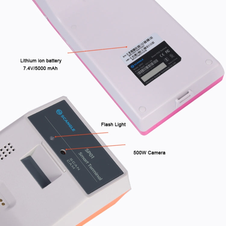 Stampante portatile POS con schermo HD 5,5" e NFC