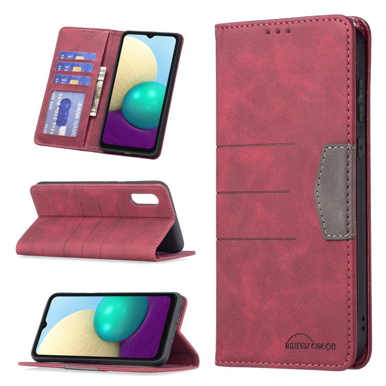 Custodia portafoglio in pelle con chiusura magnetica per Samsung