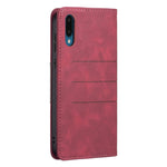 Custodia portafoglio in pelle con chiusura magnetica per Samsung