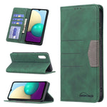 Custodia portafoglio in pelle con chiusura magnetica per Samsung