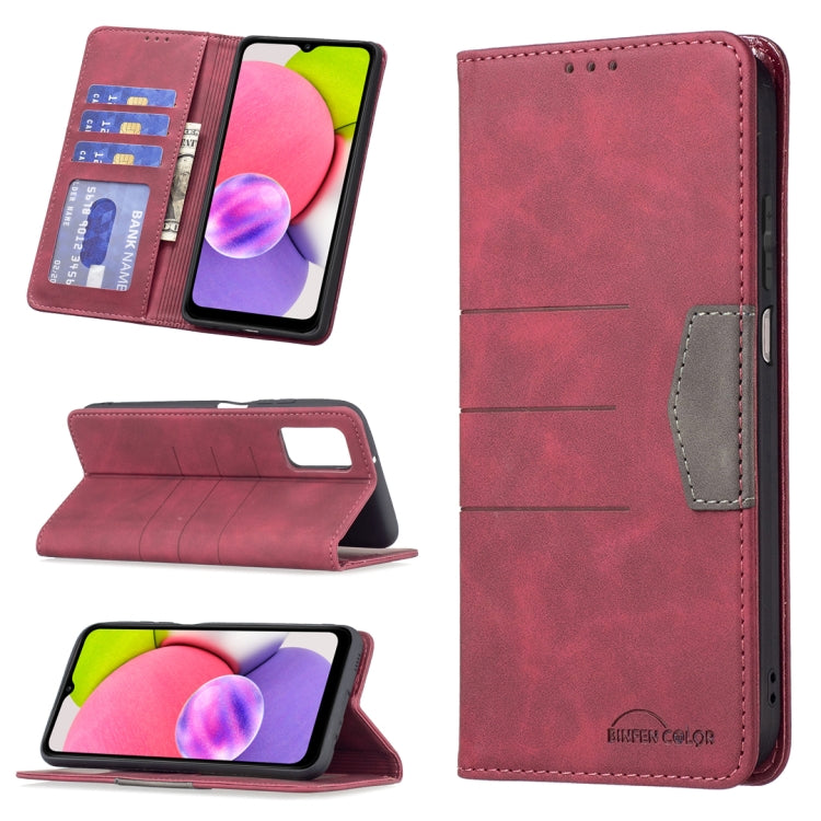 Custodia portafoglio in pelle con chiusura magnetica per Samsung